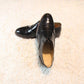 Hand Made Black Shiny Leather Oxford Men's Shoes
