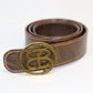 Handmade Chestnut Crazy Horse Leather Belt
