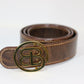 Handmade Chestnut Crazy Horse Leather Belt