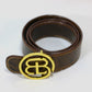 Handmade Chestnut Crazy Horse Leather Belt