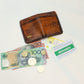 Handmade HZ Chestnut Cardholder Wallet