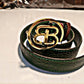 Green Croc Belt