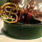 Green Croc Belt