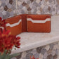 Brown shiny Hand made Men's Wallet