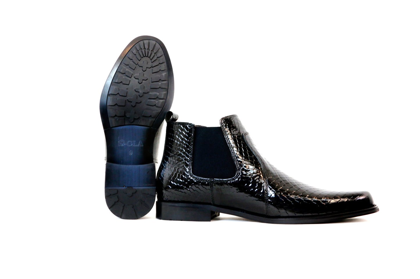 Snaky Chelsea High shine Shoes